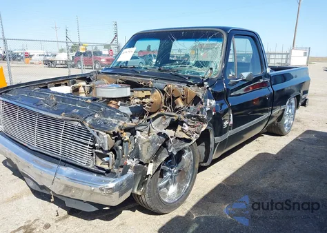 1986 Chevrolet C10 из США, поврежденный, VIN 1GCDC14H2GF440288